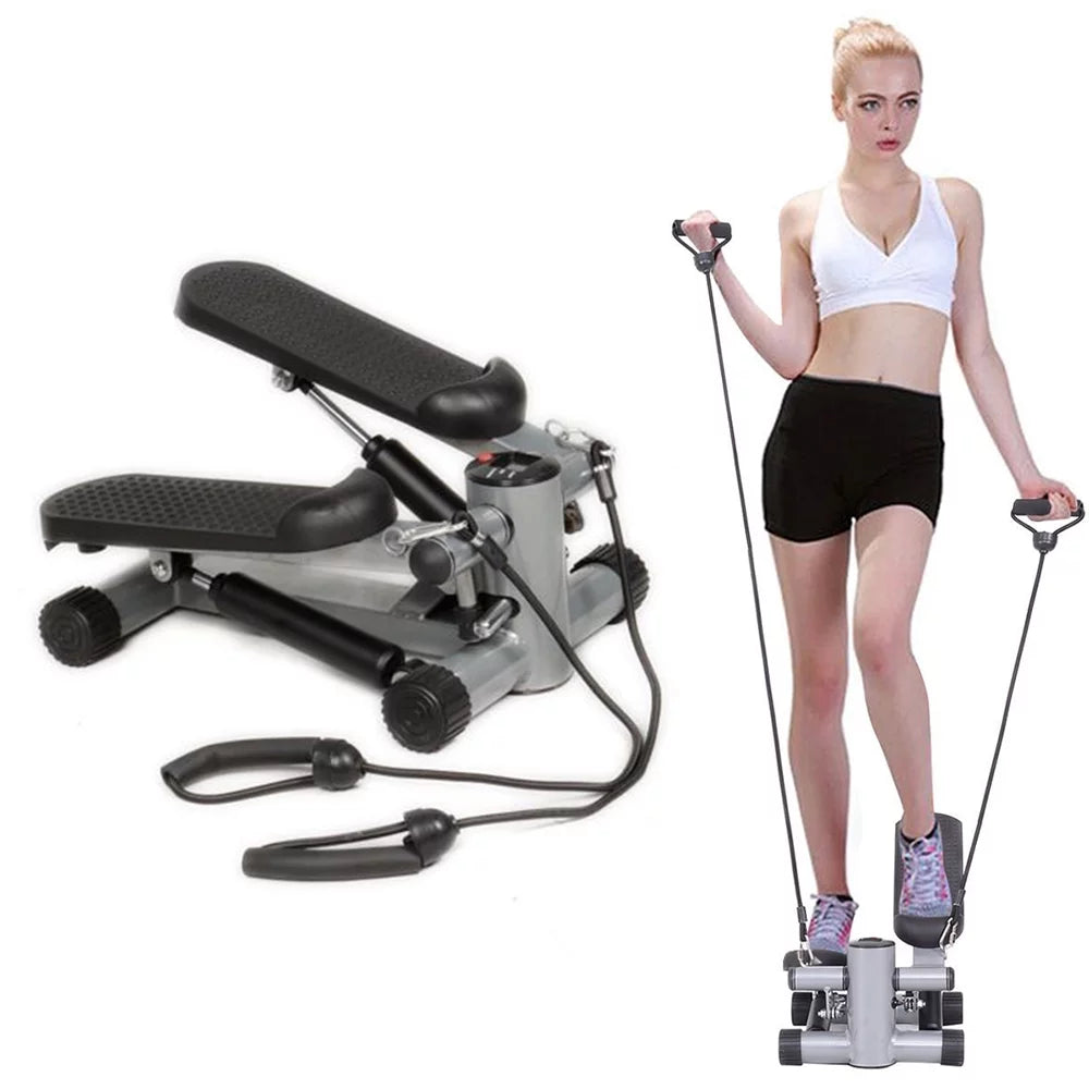 Mini Aerobic Stair Stepper with Resistance Bands E547524