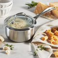 2 Qt Stainless Steel Ceramic Non-Stick Sauce Pan D118