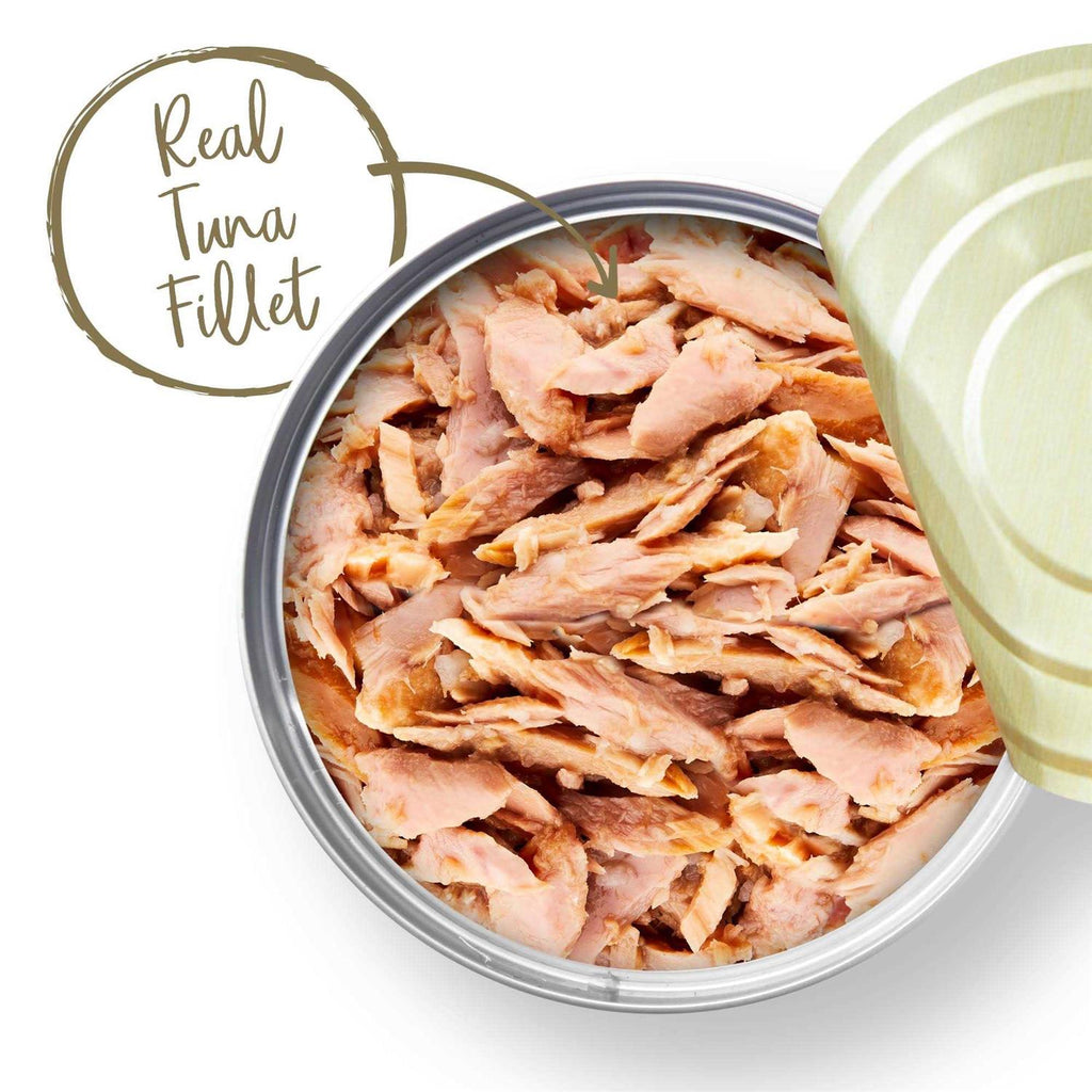 Tuna & Salmon in Broth Canned Wet Cat Food A28831
