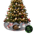 Grey Fluffy Plush Cat Tunnel Bed A7983
