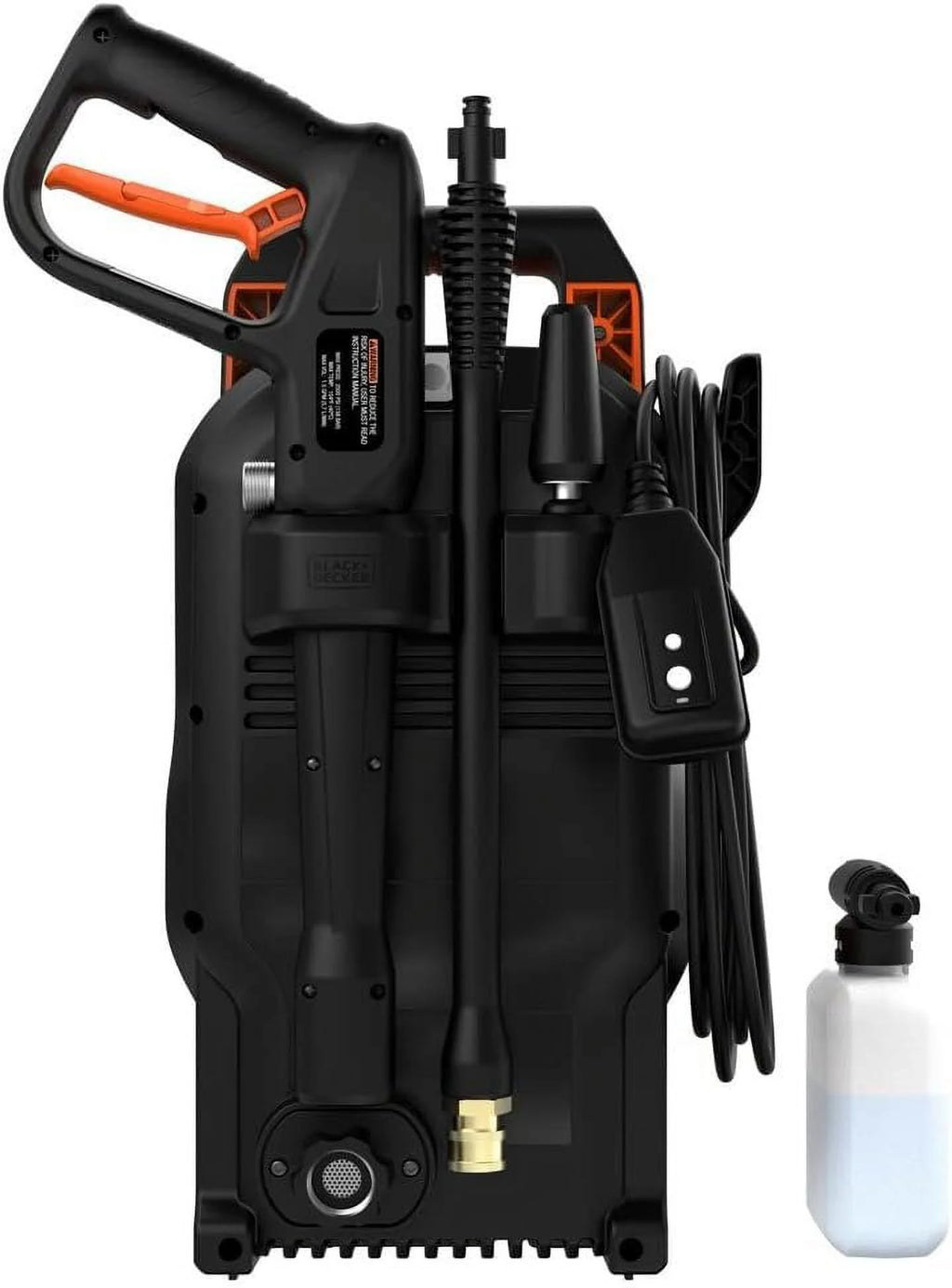 Electric Pressure Washer, Cold Water, 1700 PSI, 1.2 GPM W94847
