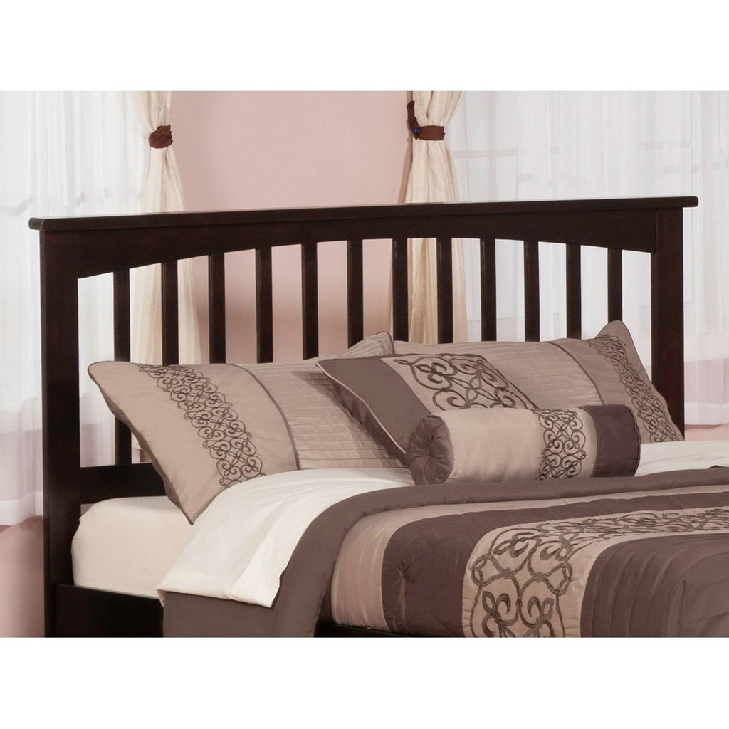 King Espresso Mission Headboard U8573