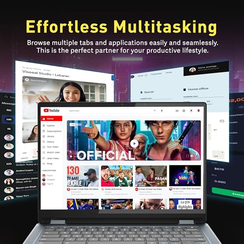 11.6" HD Touchscreen Chromebook, 2-in-1 Laptop, 4GB LPDDR3, 64GB eMMC, Blue I37391