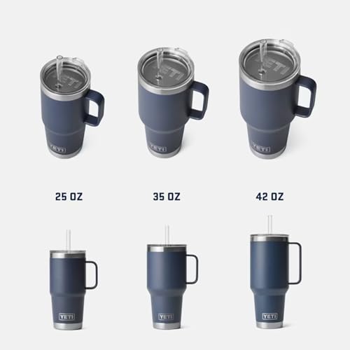 Vacuum Insulated Stainless Steel Tumbler with Handle and Straw Lid J900