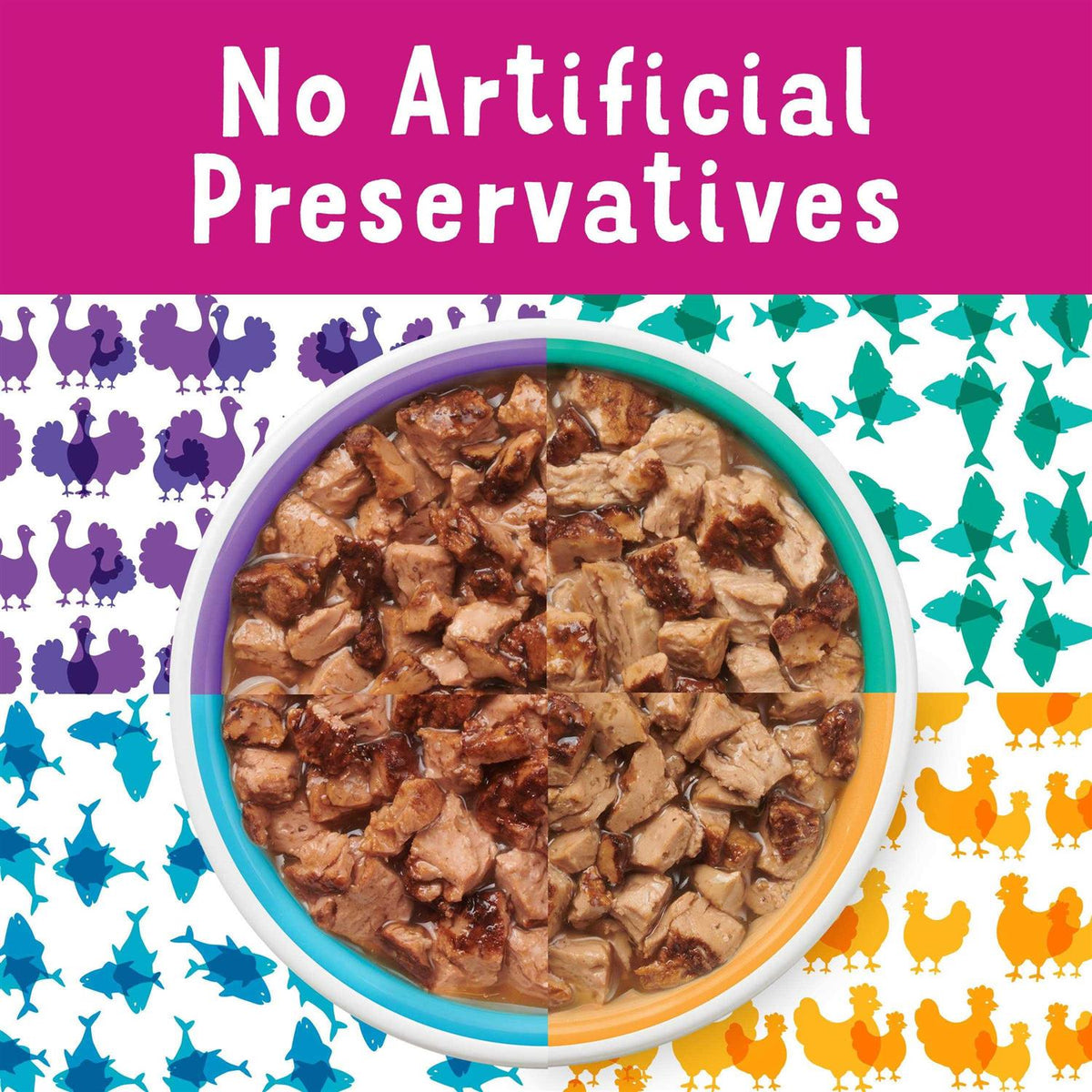 Wet Cat Food Complement Variety Pack Chicken B6005