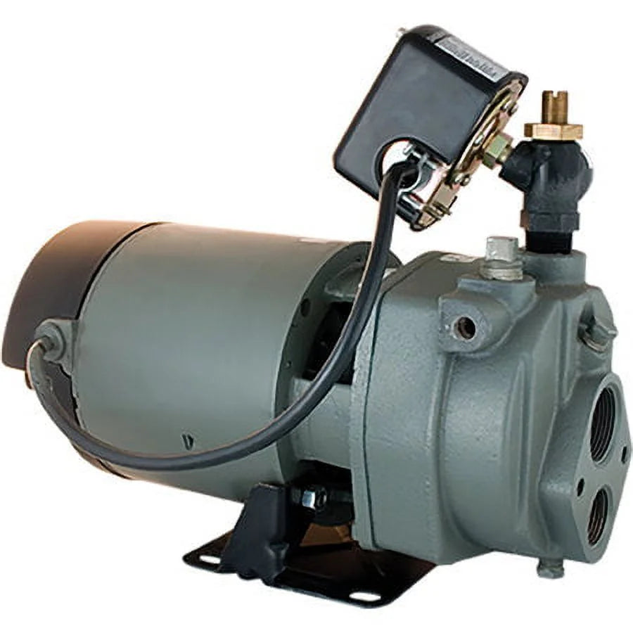Deep Well Jet Pump, Cast-Iron, 1/2-HP I61002