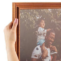 Brown 20x25 CM Picture Frame with Glass S8194
