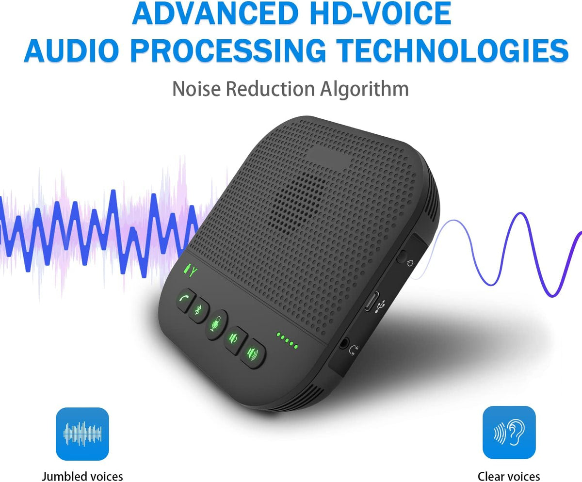 Bluetooth Conference Speakerphone with 4 Mics V22657