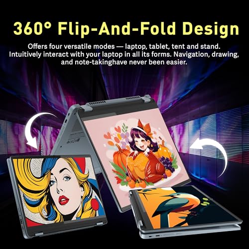 11.6" HD Touchscreen Chromebook, 2-in-1 Laptop, 4GB LPDDR3, 64GB eMMC, Blue I37391