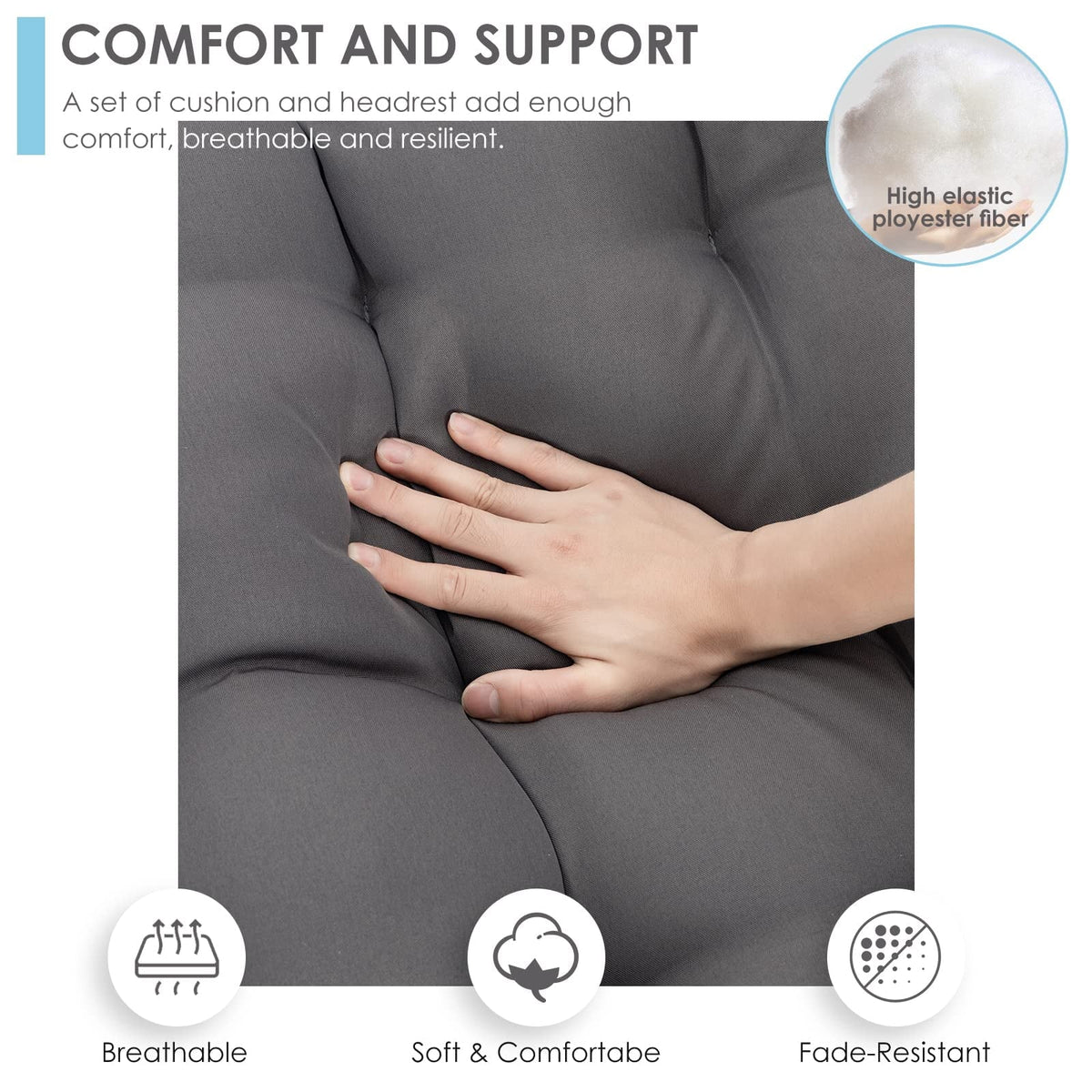 Hanging Egg Chair with Stand and Cushion K23529