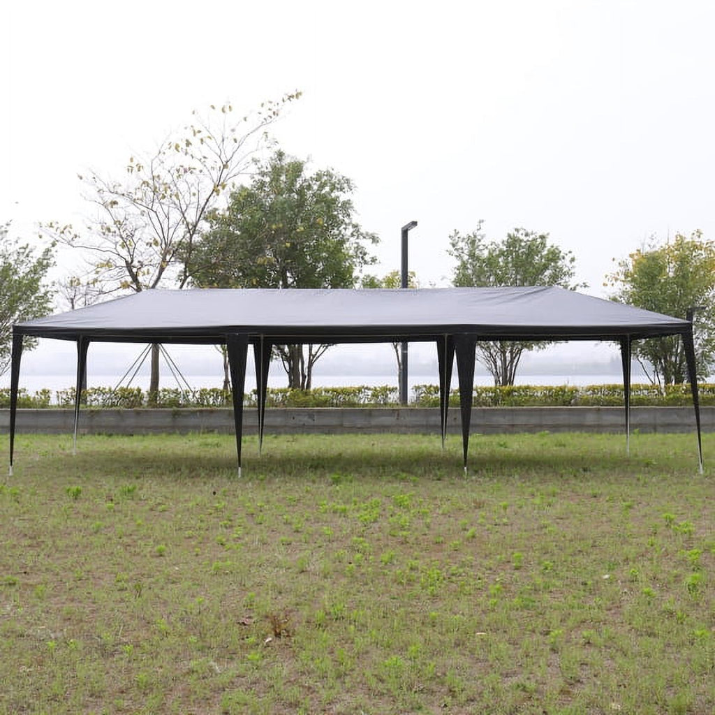 Black 10'x30' Outdoor Party Tent with 8 Removable Sidewalls I11224