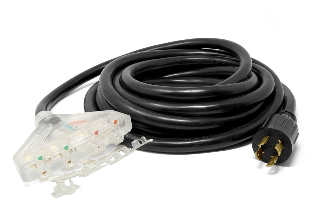 25 ft 30-Amp 10-Gauge Generator Extension Cord B9246
