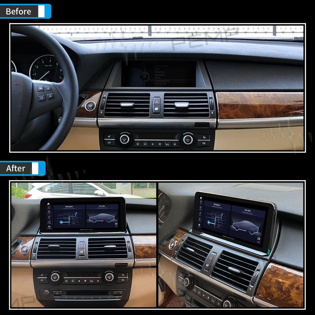 Blue Anti-Glare Vertical Screen 10.25” HD Screen for BMW X5 X6 CIC (2010-2012) C26228