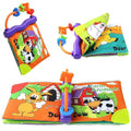 Soft Cloth Book with Teether Rings Infant Developmental Toy A9789