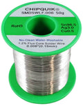 96.5/3/0.5 Tin/Silver/Copper No-Clean Solder Wire 50g R669527