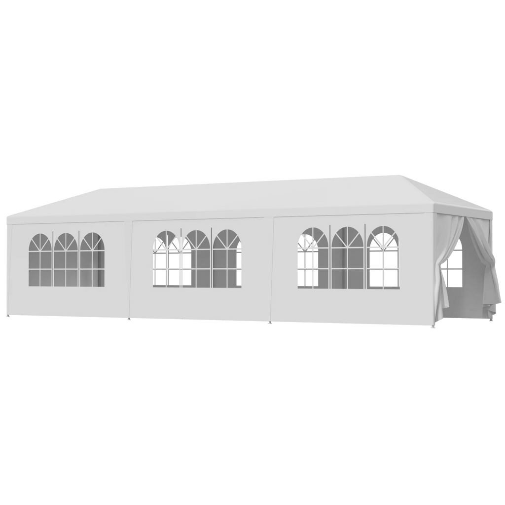 White Waterproof Canopy Tent Set 10 x 30' N734822