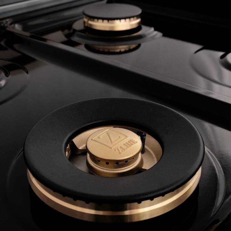 48 in. 7 Burner Double Oven Dual Fuel Range in Stainless Steel and Matte Black B56263