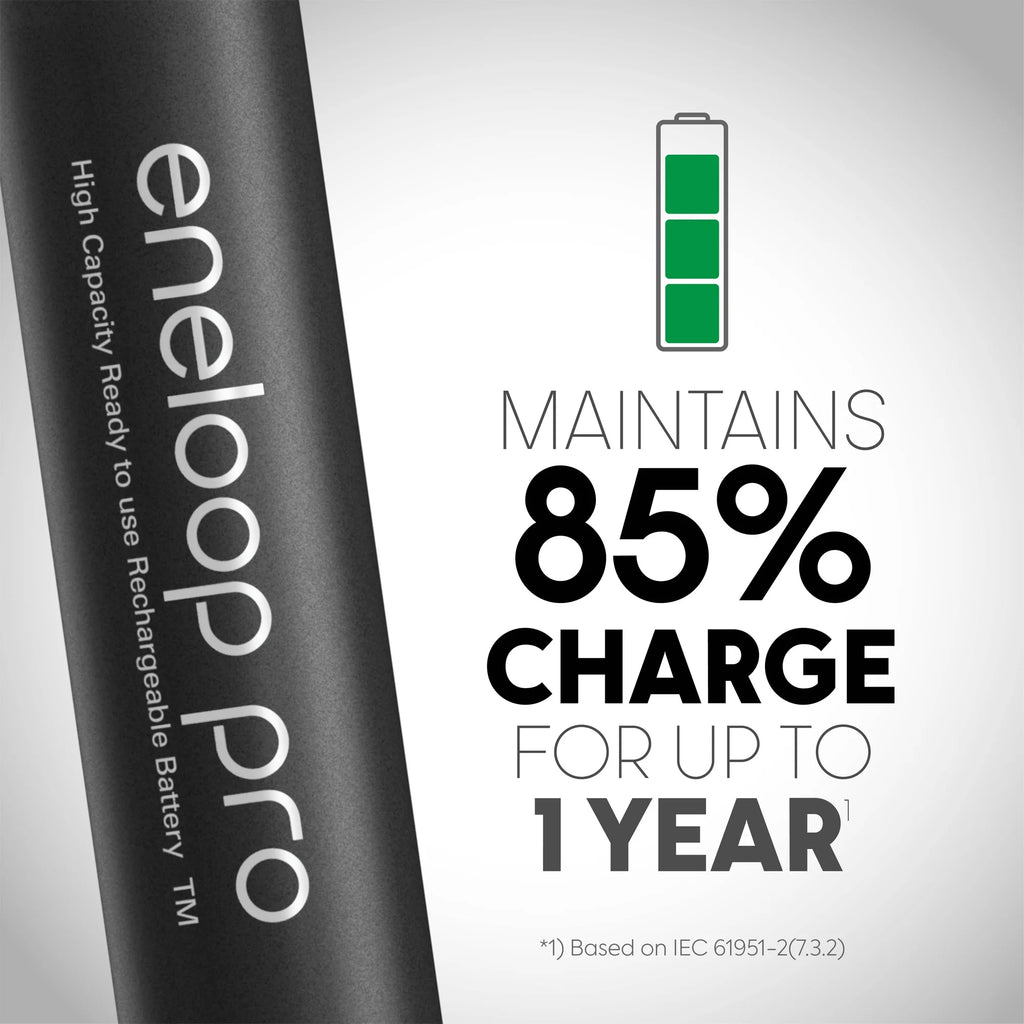 Battery Charger with 4-Pack AA Rechargeable Batteries W2771