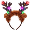 Light-Up LED Reindeer Headband R5737