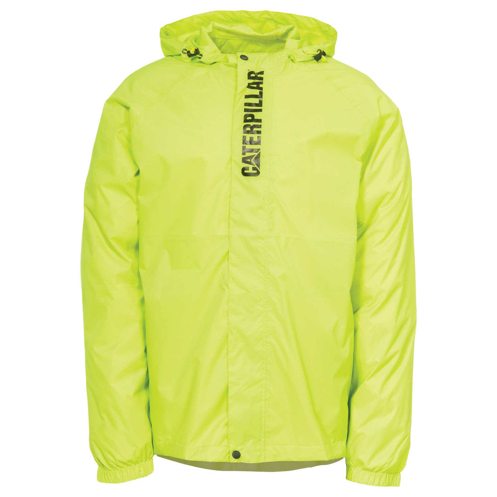 Hi-Vis Yellow Packable Rain Jacket Z9809