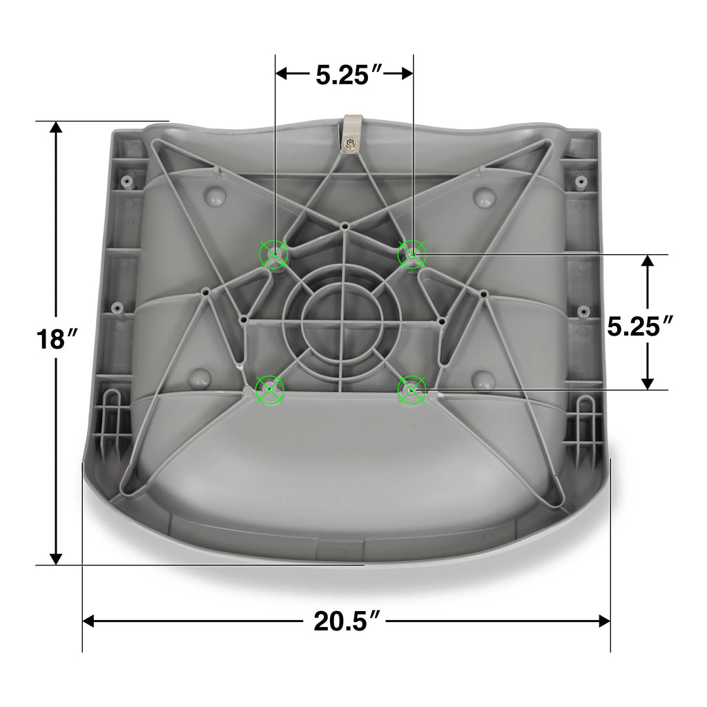Gray Folding Boat Fishing Seat C36778