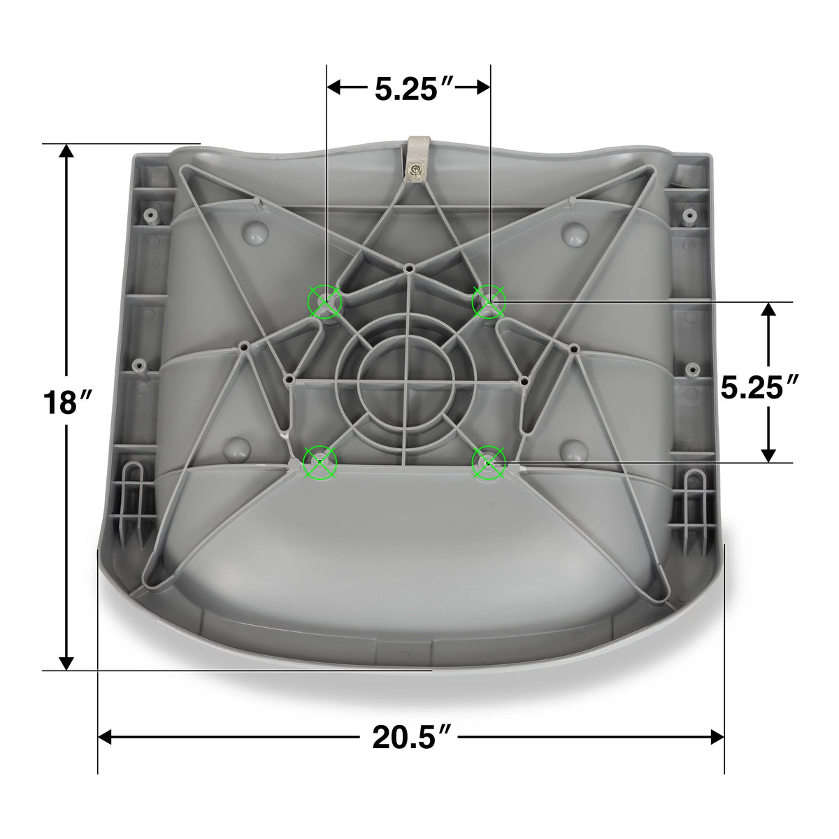Gray Folding Boat Fishing Seat C36778