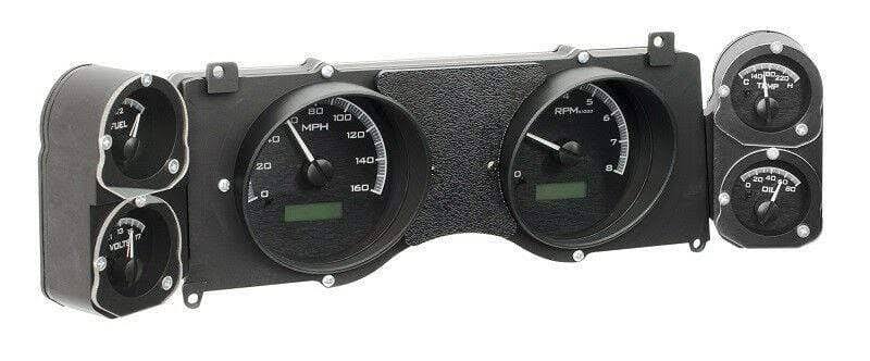 Black White Analog Gauge System K2115