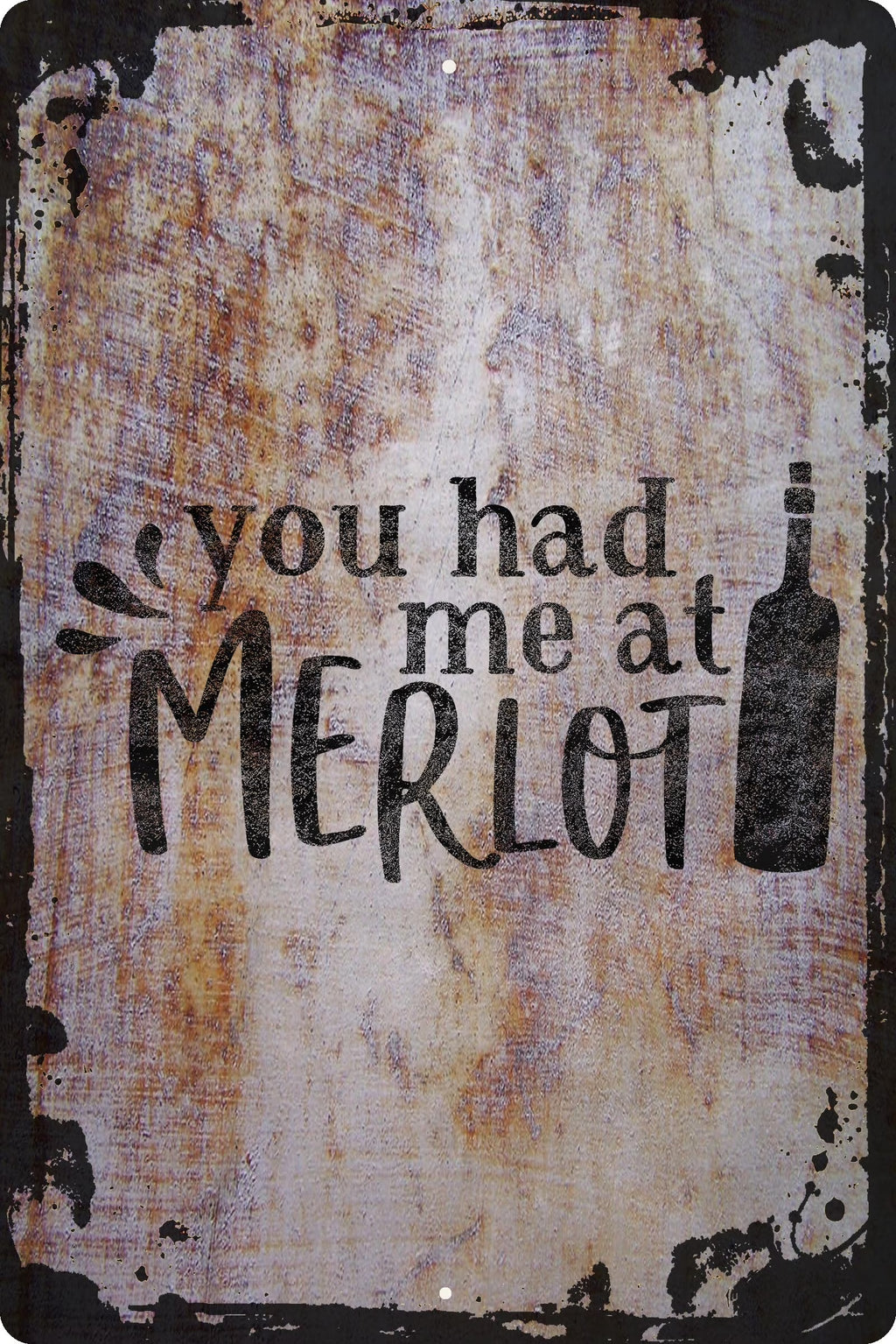 Beige Funny Wine Wall Art Decor 12 x 18 Inch X6242