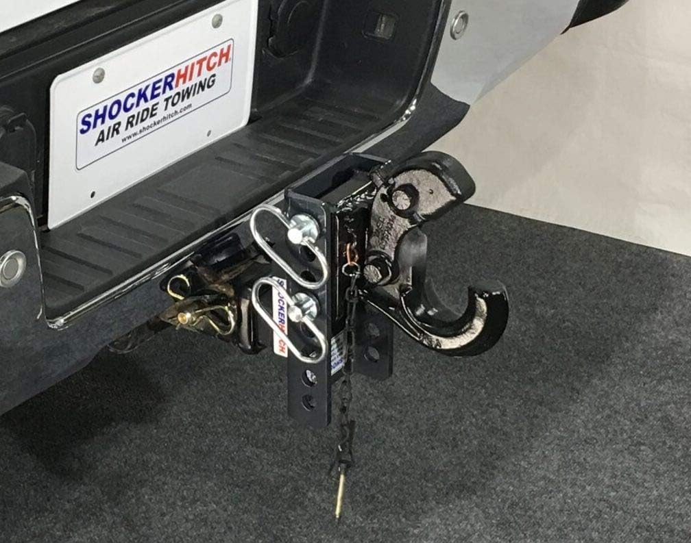 Pintle Hook Drop Ball Mount 1-1/2" Rise to 6-1/2" Drop 12,000 lbs 2" Hitch V5980