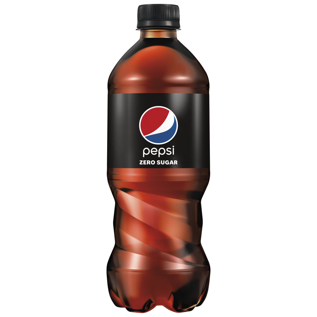 24 Pc Zero Sugar Soda Pop 20 oz Bottles T414