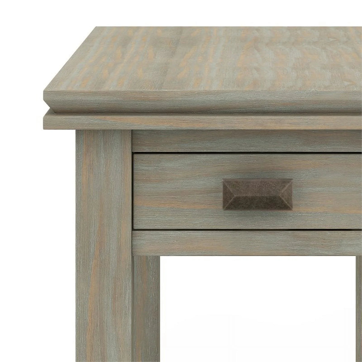 Gray Wood Narrow Side Table L7663