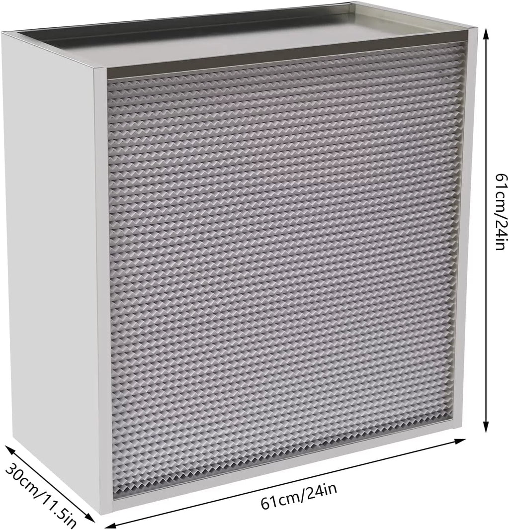 HEPA Replacement Filter 24''x24''x11.5'' H13 Galvanized Frame P690