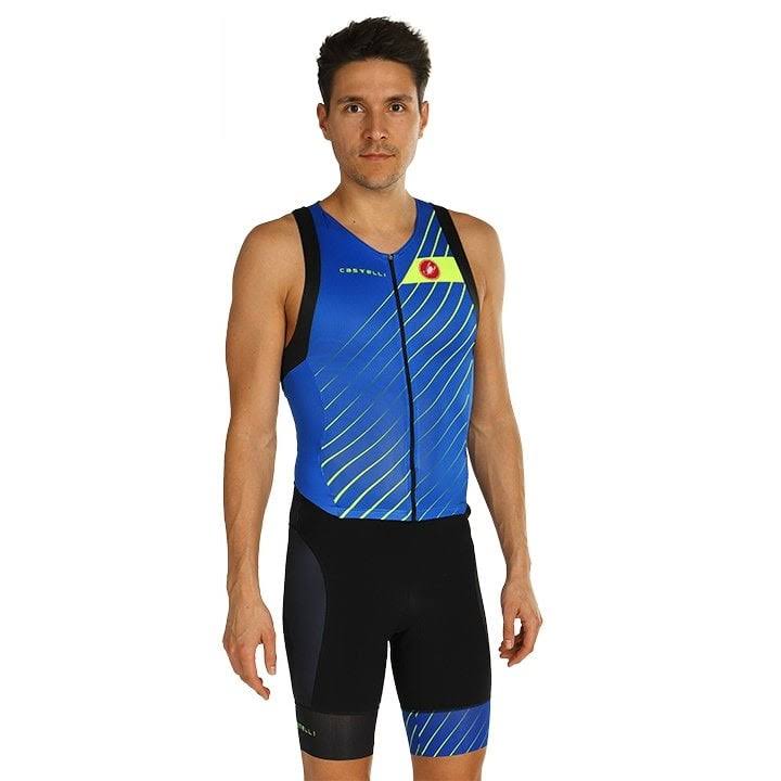 Drive Blue Sleeveless Suit E93645