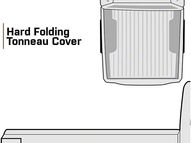 Low Profile Hard Tri-Fold Tonneau Cover H7507