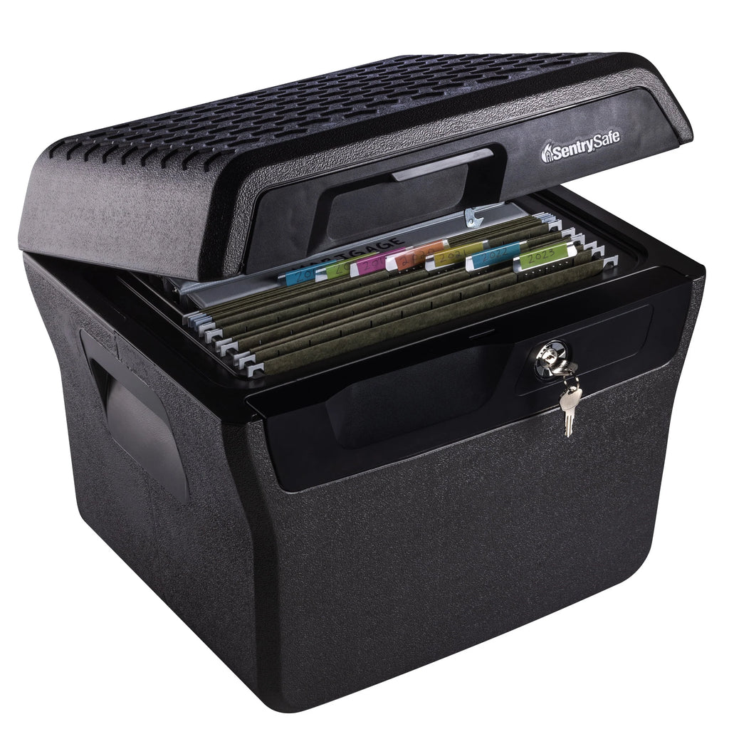 Fire-Resistant Water-Resistant File Safe Box with Key Lock 0.66 Cu. ft. W984938