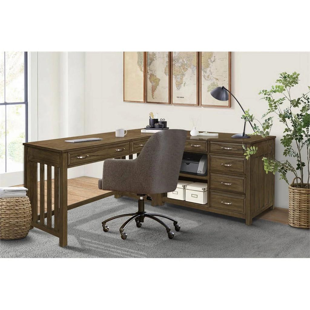 L Shaped Wood Desk C757847