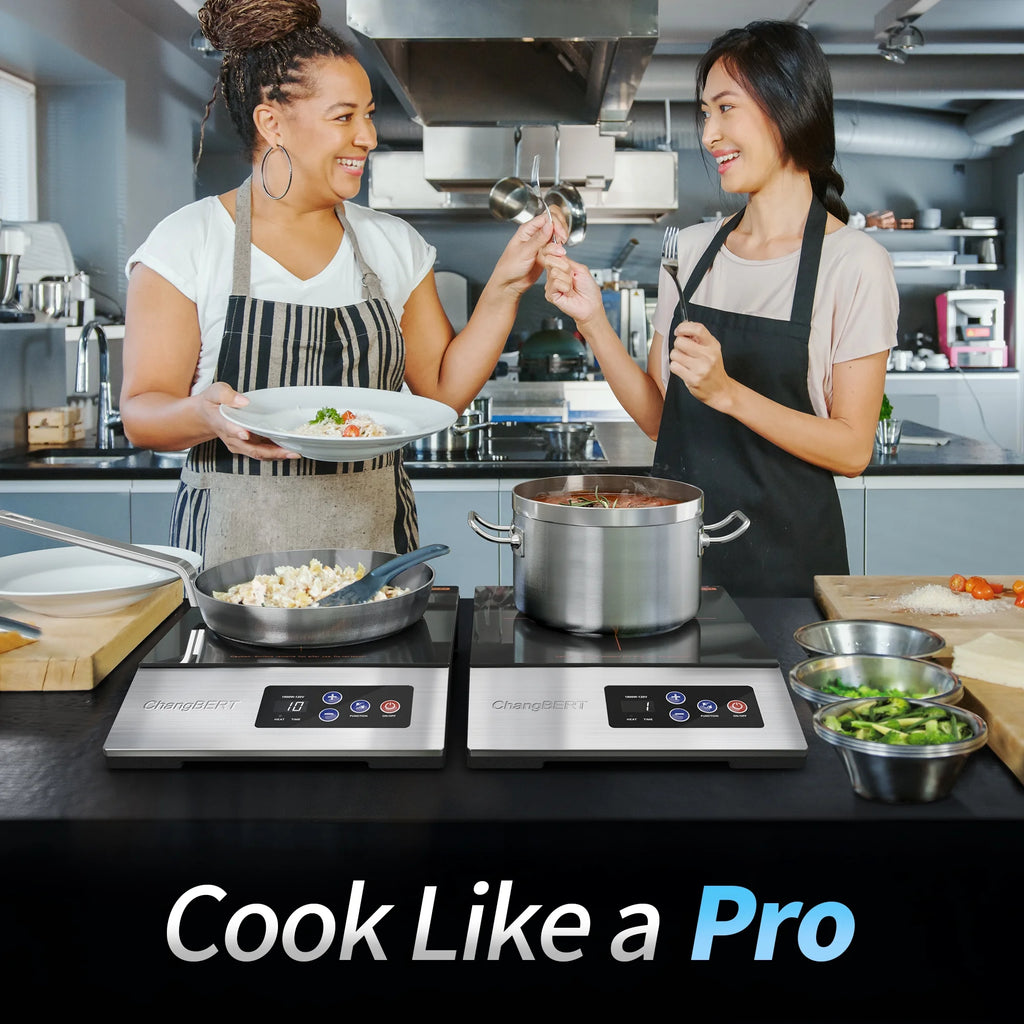1800W Portable Commercial Induction Cooktop Stainless Steel W79469