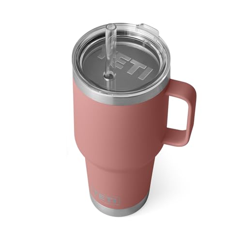 Vacuum Insulated Stainless Steel Tumbler with Handle and Straw Lid J900