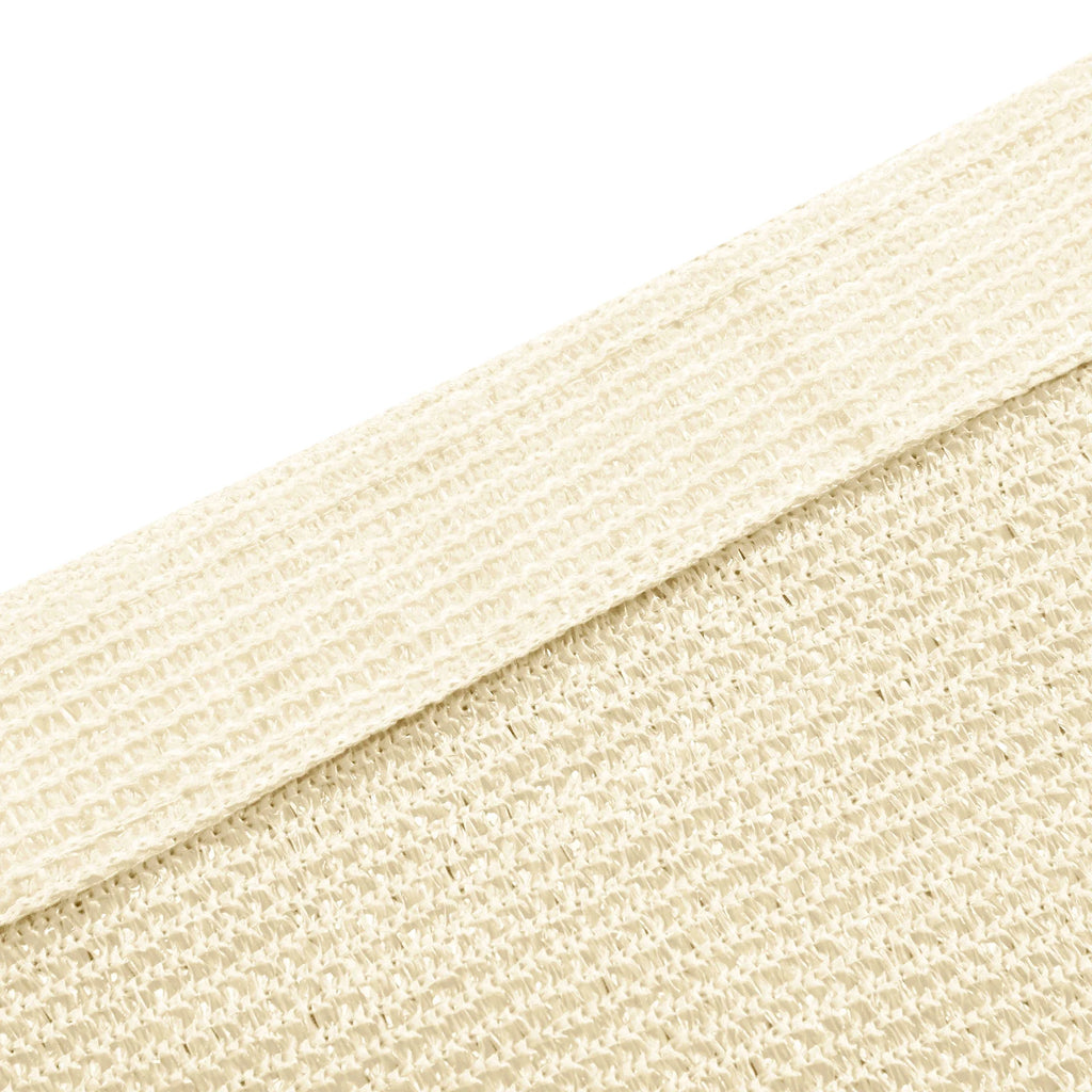 Off White Rectangle Sun Shade Sail Canopy U218