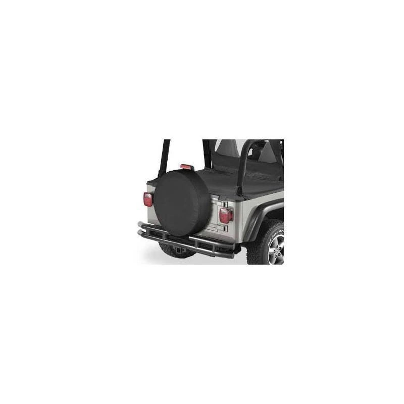 31 inch Spare Tire Cover in Black Denim G8496
