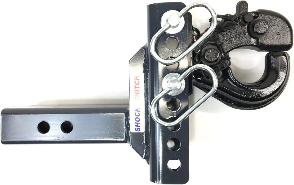 Pintle Hook Drop Ball Mount 1-1/2" Rise to 6-1/2" Drop 12,000 lbs 2" Hitch V5980