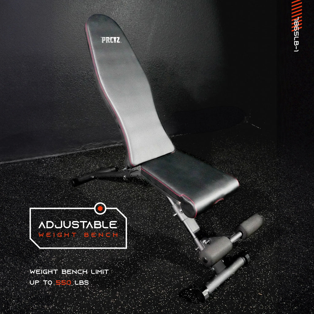 Two-Piece Olympic Weight Bench with Squat Rack I228