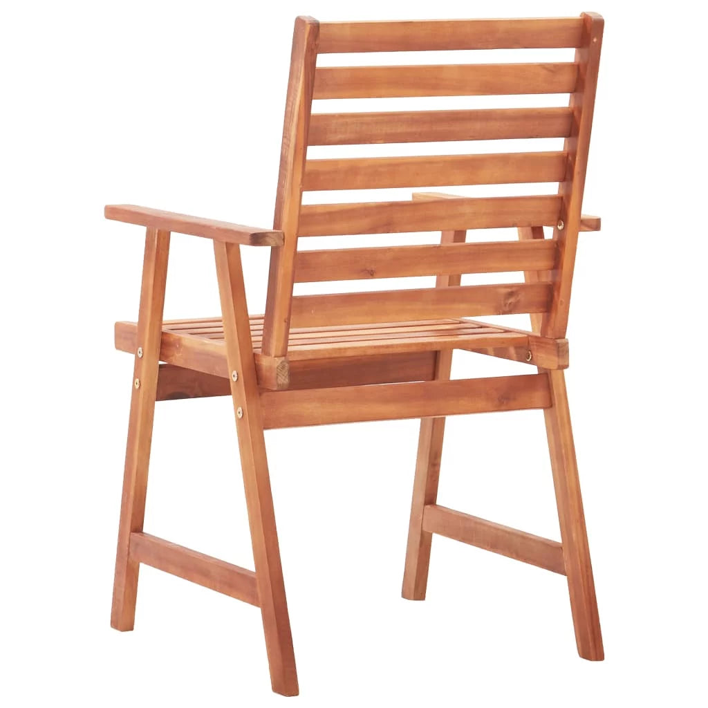 Patio Dining Chairs 3 pcs Acacia Wood C343