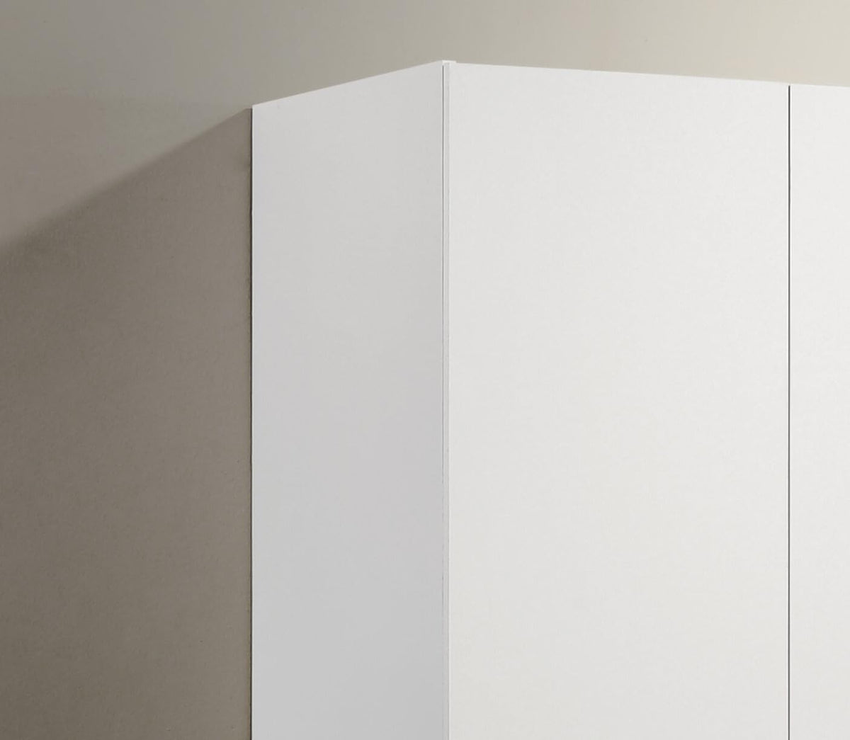 White 3 Doors Wooden Armoire Wardrobe W9596