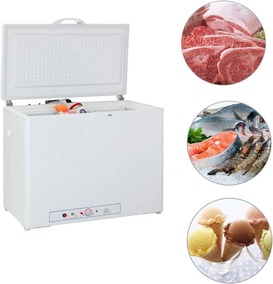 White Propane Chest Freezer 7.1 Cu.Ft V105