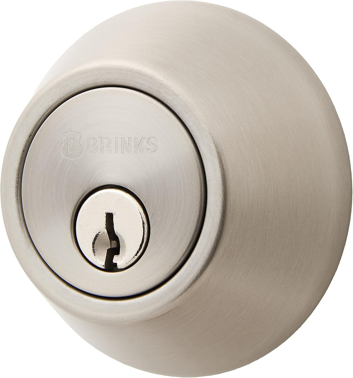 Satin Nickel Keyed Entry Door Knob and Deadbolt Set, Pack of 2 I55330