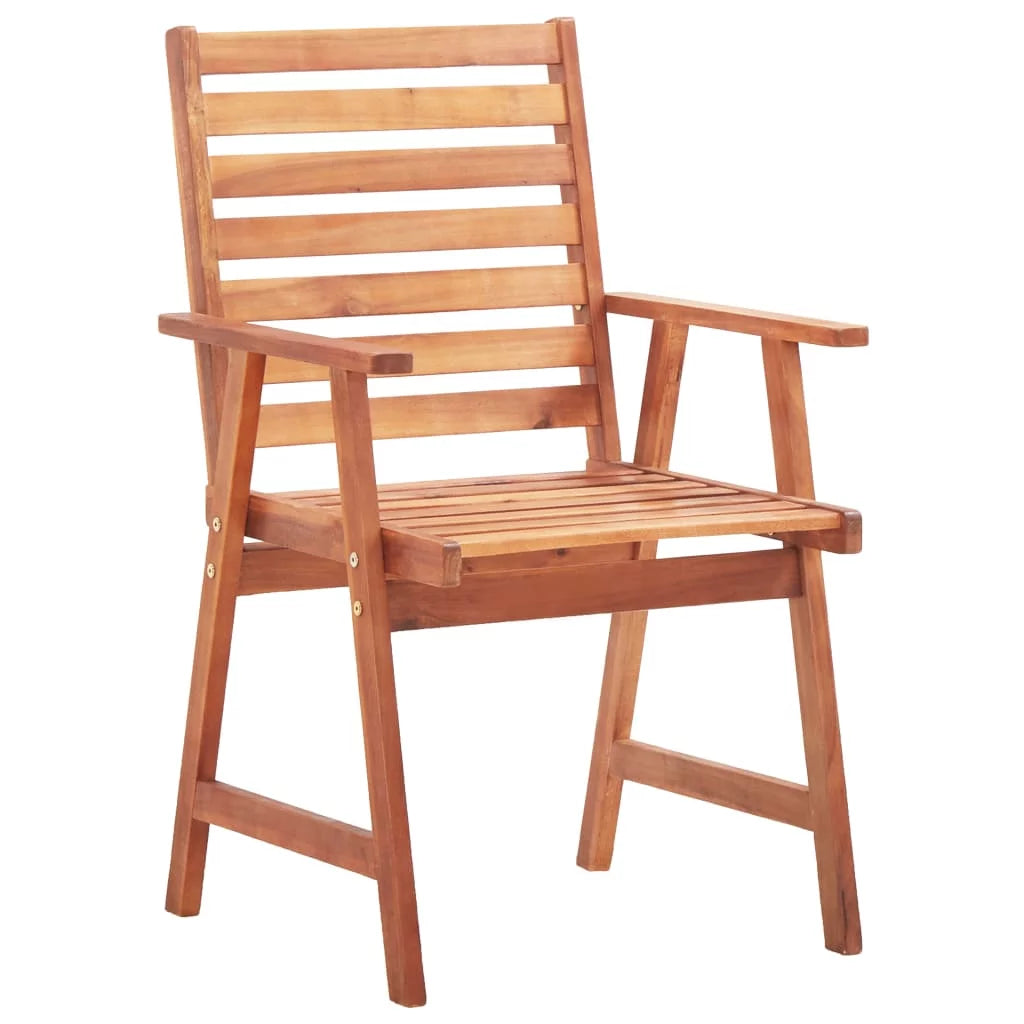 Patio Dining Chairs 3 pcs Acacia Wood C343
