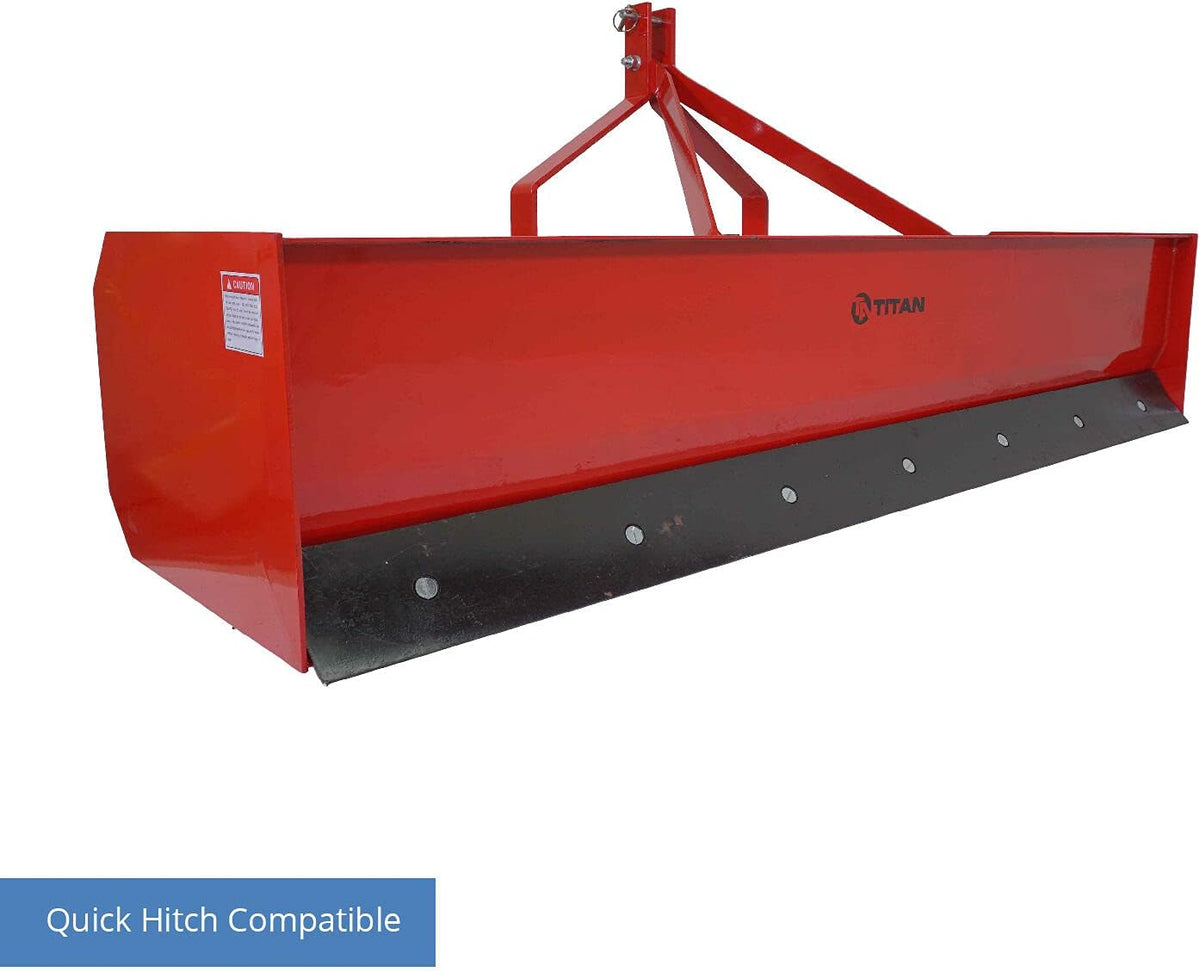 4' - 7' Box Blade Tractor Attachment Category 1 Cat 0 Scarifier Shank W120