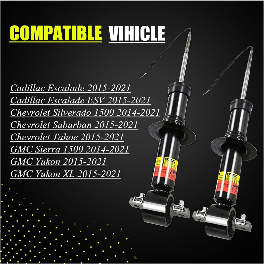 2PCS Front Shock Absorber with Magnetic for Cadillac Escalade Tahoe Suburban Silverado GMC Sierra 1500 Yukon I481