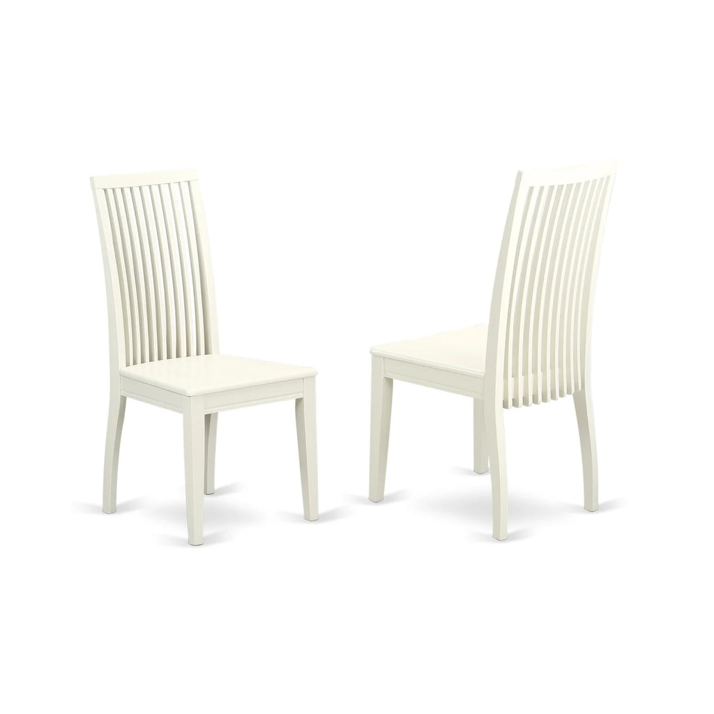 7 Pc Dining Set with Table and 6 Solid Wood Chairs A38943